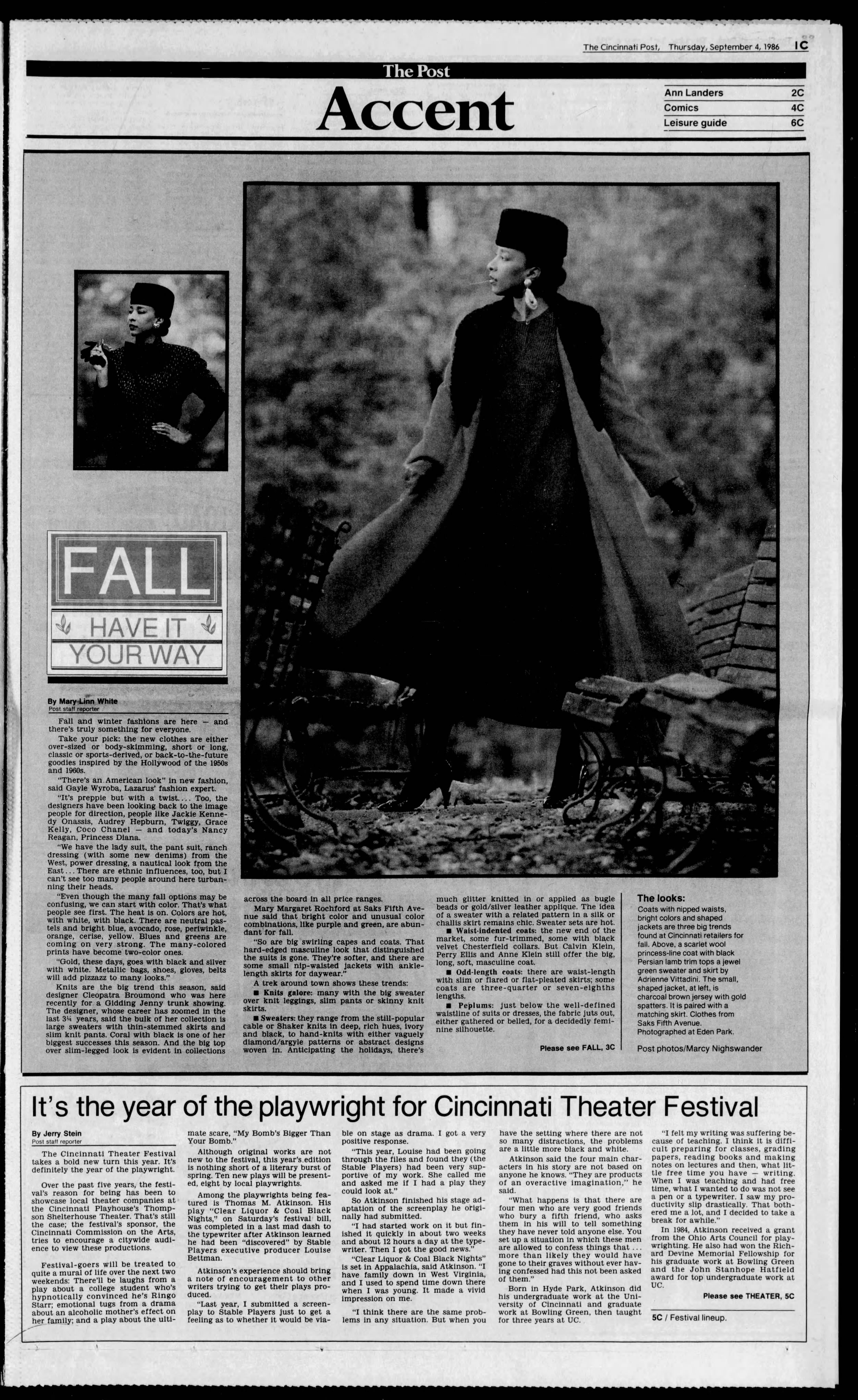 Cincinnati Post, 09/04/1986, p. 25